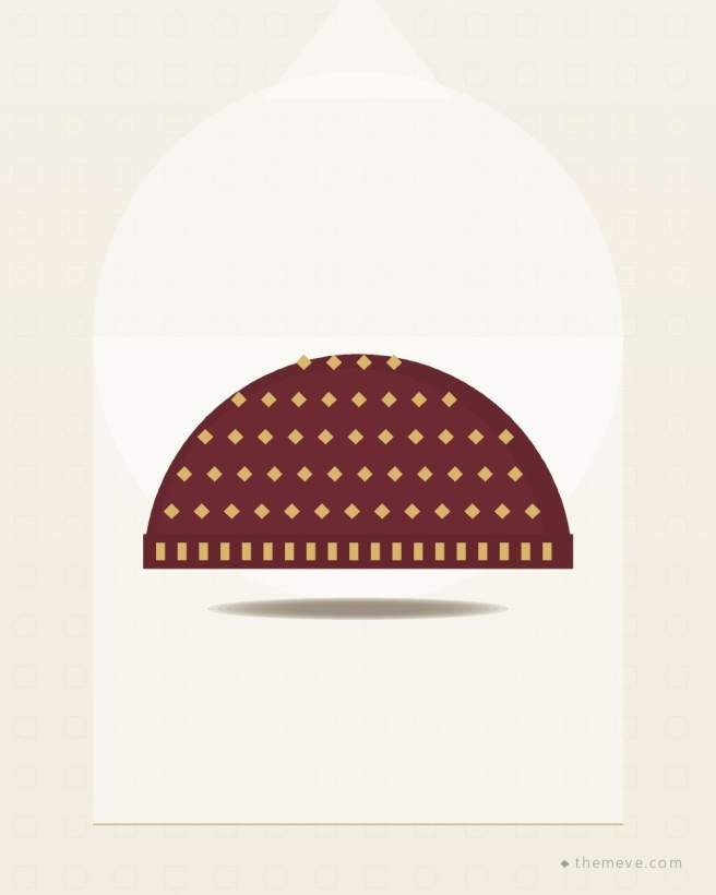 Turkish Topi — Maroon