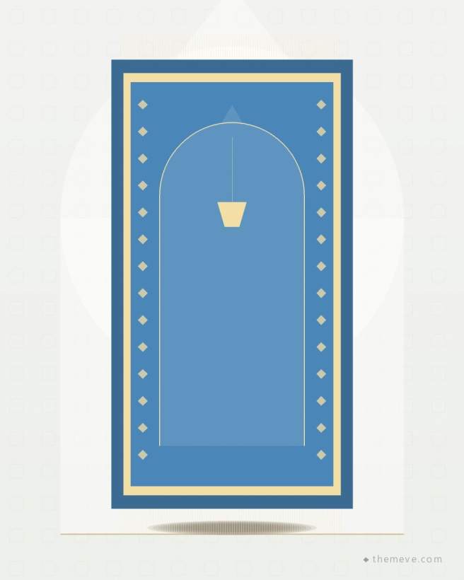 Kids Prayer Mat — Sky