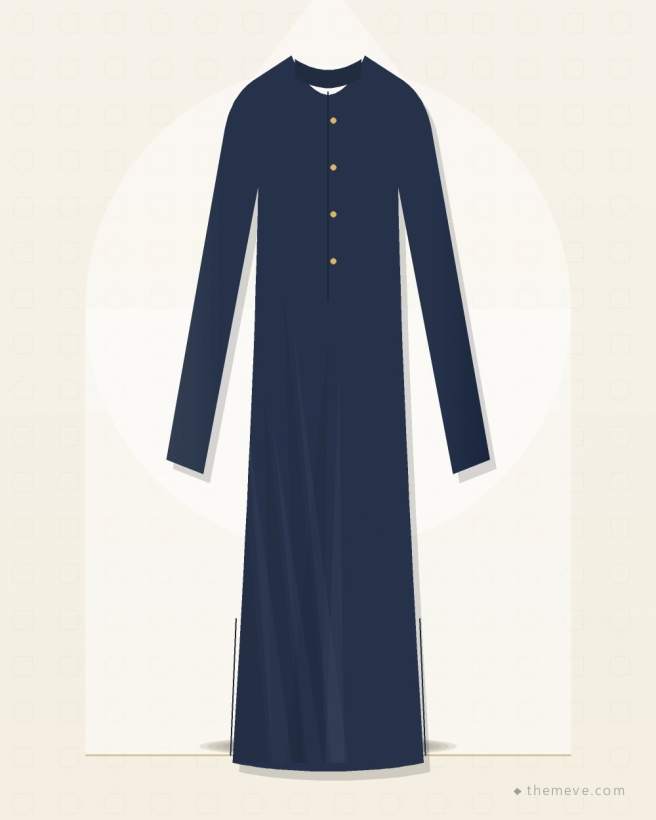 Emirati Thobe — Navy